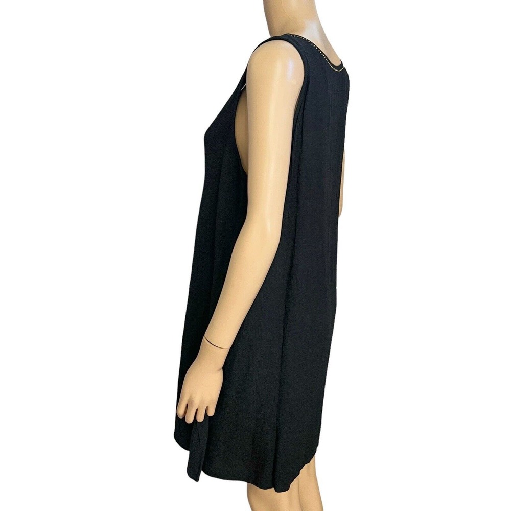 Idyllwind Miranda Lambert Gauzy Tank Dress Shift Beaded Plunging - Picture 3 of 8